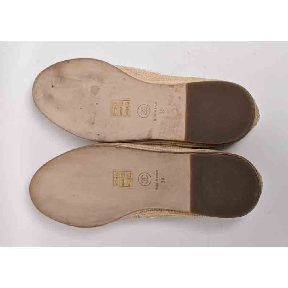 SOLD Chanel Beige Cruise CC Espadrilles - Picture 2 of 7